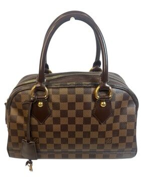 Louis Vuitton Duomo Handbag – Damier Ebene Canvas~ Top Handle Satchel